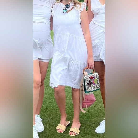 Sea White Ruffled Dress - Picture 3 of 4